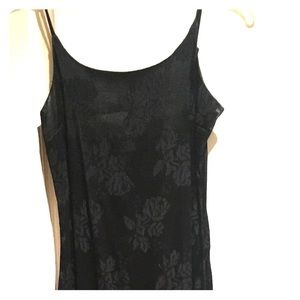 satin cocktail dress with black flower print, petite